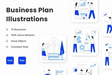 Business Plan Illustration Pack