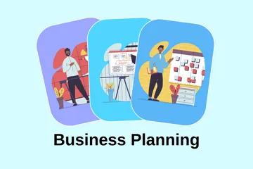 Business Planning Illustration Pack