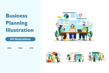 Business Planning Illustration Pack