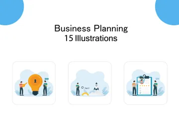 Business Planning Illustration Pack