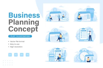 Business Planning Illustration Pack