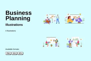 Business Planning Illustration Pack