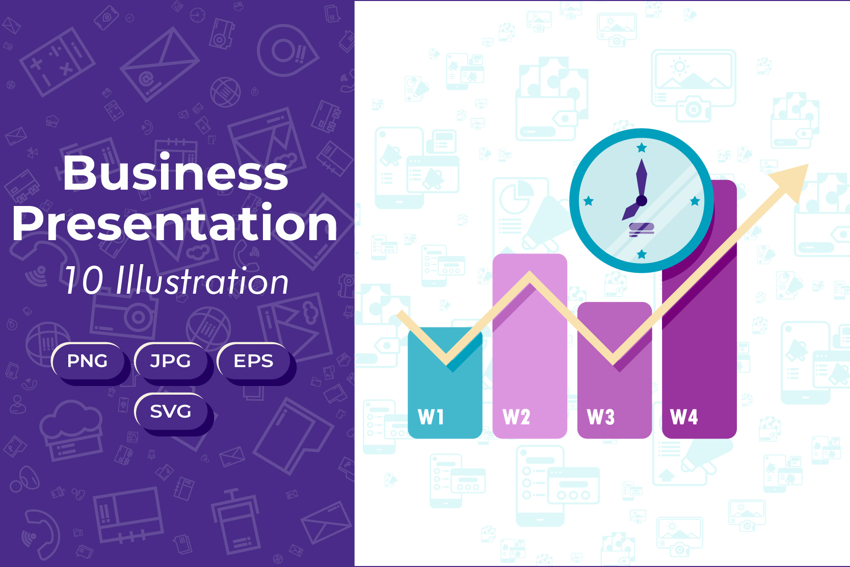 Premium Business Presentation Illustration pack from Business Illustrations