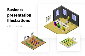 Business Presentation Illustration Pack