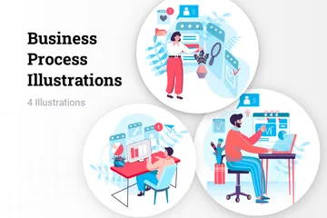 Business Process Illustration Pack