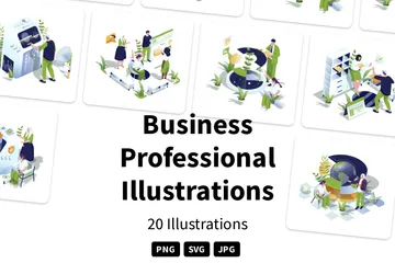 Business Professional Illustration Pack