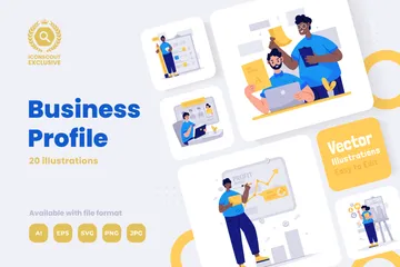 Business Profile Illustration Pack