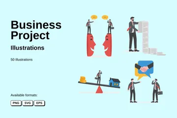 Business Project Illustration Pack