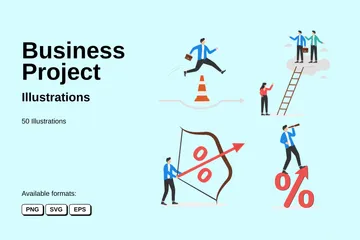 Business Project Illustration Pack