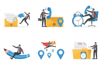 Business Project Illustration Pack