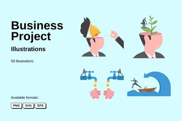 Business Project Illustration Pack