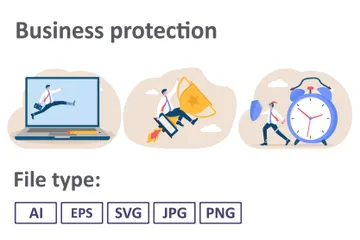 Business Protection Illustration Pack