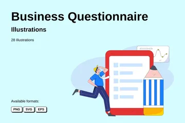 Business Questionnaire Illustration Pack