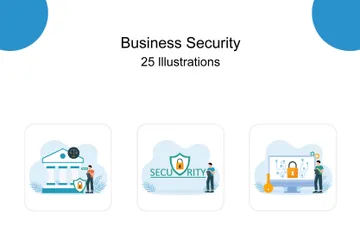 Business Security Illustration Pack