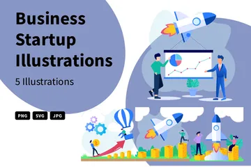 Business Startup Illustration Pack