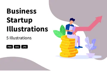 Business Startup Illustration Pack