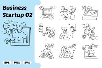 Business Startup Volume 2 Illustration Pack