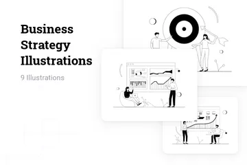 Business Strategy Illustration Pack
