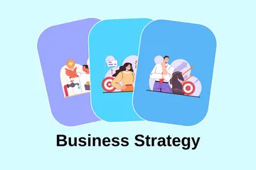 Business Strategy Illustration Pack