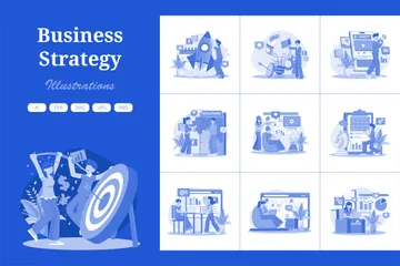 Business Strategy Illustration Pack