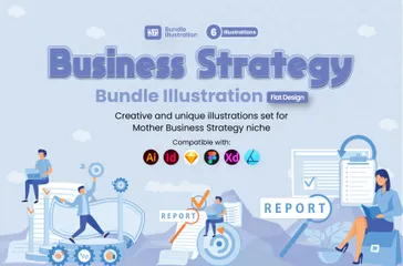 Business Strategy Illustration Pack