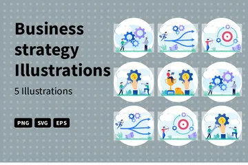 Business Strategy Illustration Pack