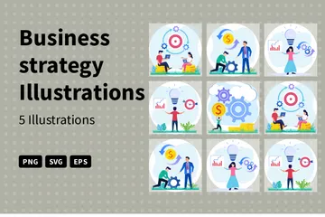 Business Strategy Illustration Pack