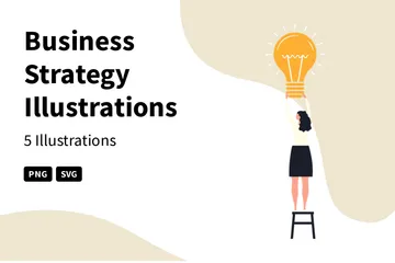 Business Strategy Illustration Pack