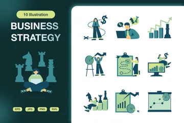 Business Strategy Illustration Pack