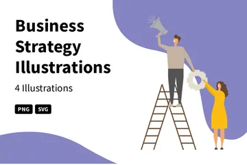 Business Strategy Illustration Pack