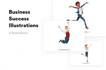 Business Success Illustration Pack