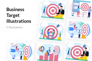 Business Target Illustration Pack