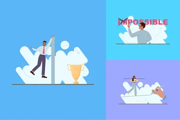 Business Target Illustration Pack