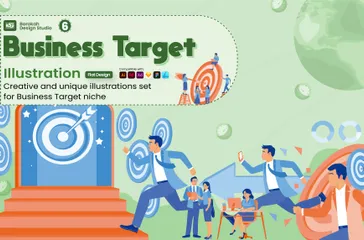 Business Target Illustration Pack