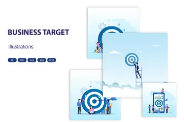 Business Target Illustration Pack