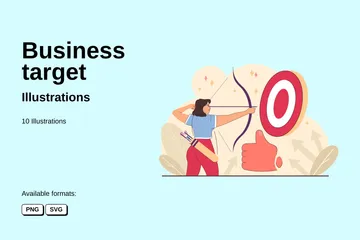 Business Target Illustration Pack