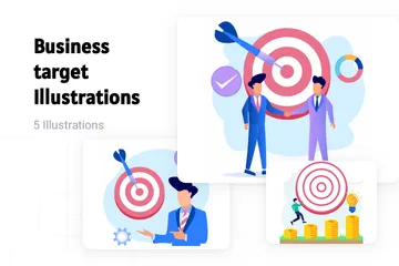 Business Target Illustration Pack