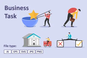 Business Task Illustration Pack