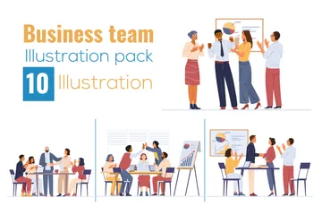 Business Team Illustration Pack