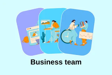 Business Team Illustration Pack