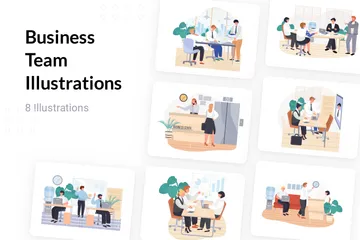 Business Team Illustration Pack