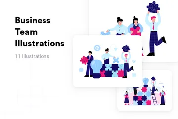 Business Team Illustration Pack