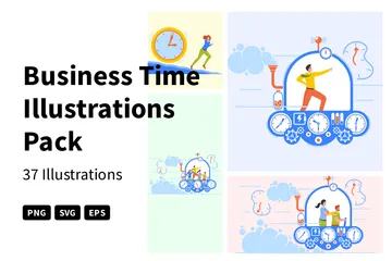 Business Time Illustration Pack