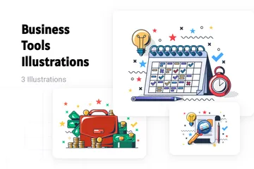 Business Tools Illustration Pack