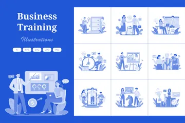 Business Training Illustration Pack