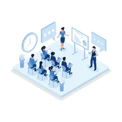 Business Training Or Courses Illustration Pack