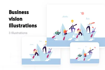 Business Vision Illustration Pack