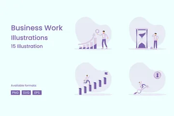 Business Work Illustration Pack