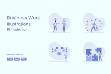Business Work Illustration Pack