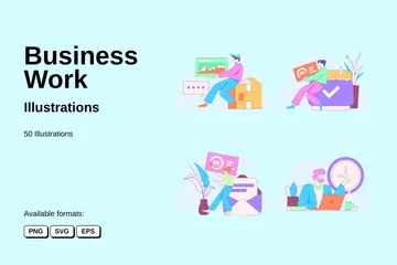 Business Work Illustration Pack